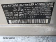 ✅ 2005 Mercedes-Benz E 320 • VIN: WDBUF65J95A714147 • Lot: 43611578. Wystawiony na IAAI z przebiegiem 231 946 mil. Bezpłatny archiwum sprzedaży aukcyjnych z USA i szczegółowy raport historii pojazdu na DreamBid. Zdjęcie 9.