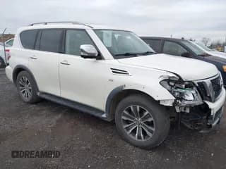 ✅ 2018 Nissan Armada SV • VIN: JN8AY2NC0JX500345 • Lot: 43742329. Listed on IAAI with 197,046 mi. Free auction sales archive from the USA and detailed vehicle history report at DreamBid. Image 1.