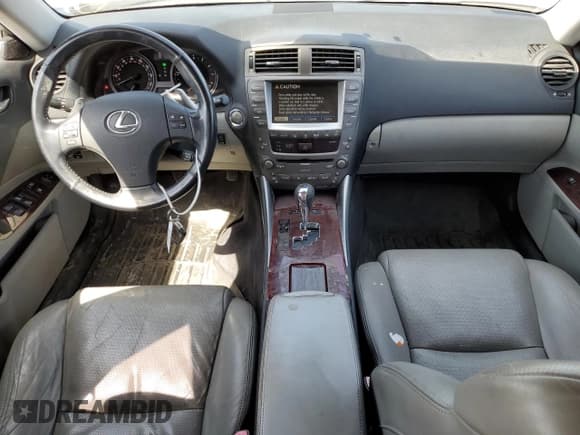 ✅ 2006 Lexus IS 250 • VIN: JTHCK262665007122 • Lot: 53168355. Listed on Copart with 177,680 mi. Free auction sales archive from the USA and detailed vehicle history report at DreamBid. Image 8.