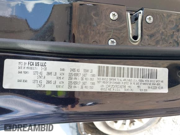 ✅ 2019 Jeep Cherokee Latitude • VIN: 1C4PJMCX7KD102709 • Lot: 42626211. Listed on IAAI with 52,979 mi. Free auction sales archive from the USA and detailed vehicle history report at DreamBid. Image 9.