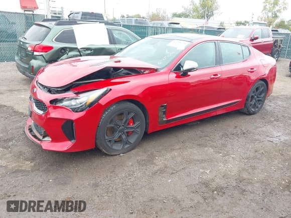 ✅ 2018 Kia Stinger GT2 • VIN: KNAE55LCXJ6016356 • Лот: 43398299. Опубликован ранее на IAAI с пробегом 67 809 миль. Бесплатный доступ к архиву аукционных продаж из США и подробный отчёт об истории автомобиля на DreamBid. Изображение 2.