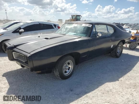 ✅ 1968 Pontiac GTO • VIN: 242378P225686 • Lot: 77581184. Listed on Copart with 54,226 mi. Free auction sales archive from the USA and detailed vehicle history report at DreamBid. Image 1.