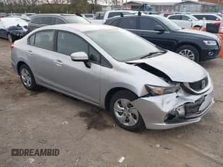 ✅ 2015 Honda Civic LX • VIN: 19XFB2F53FE243143 • Lot: 43754868. Listed on IAAI with 118,985 mi. Free auction sales archive from the USA and detailed vehicle history report at DreamBid. Image 1.