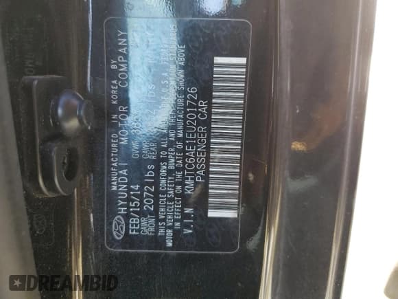 ✅ 2014 Hyundai Veloster Turbo • VIN: KMHTC6AE1EU201726 • Lot: 77917514. Wystawiony na Copart z przebiegiem 93 402 mil. Bezpłatny archiwum sprzedaży aukcyjnych z USA i szczegółowy raport historii pojazdu na DreamBid. Zdjęcie 12.