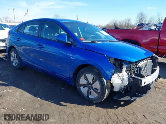 ✅ 2018 Hyundai Ioniq Blue • VIN: KMHC65LC3JU072993 • Lot: 41583151. Wystawiony na IAAI z przebiegiem 182 964 mil. Bezpłatny archiwum sprzedaży aukcyjnych z USA i szczegółowy raport historii pojazdu na DreamBid. Zdjęcie 1.