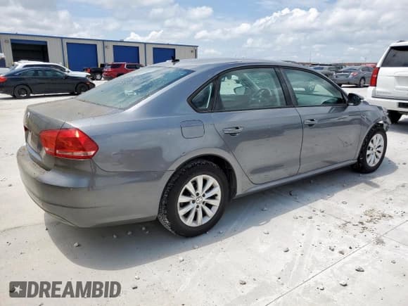 ✅ 2012 Volkswagen Passat S • VIN: 1VWAH7A30CC096307 • Lot: 63199545. Listed on Copart with 120,348 mi. Free auction sales archive from the USA and detailed vehicle history report at DreamBid. Image 3.