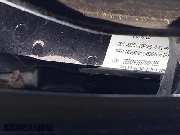 ✅ 2007 Dodge Charger • VIN: 2B3KA43G97H881035 • Лот: 42633192. Опубликован ранее на IAAI с пробегом 241 747 миль. Бесплатный доступ к архиву аукционных продаж из США и подробный отчёт об истории автомобиля на DreamBid. Изображение 9.