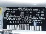 ✅ 2016 Kia Optima LX Turbo • VIN: 5XXGT4L12GG002648 • Lot: 43213712. Listed on IAAI with 165,896 mi. Free auction sales archive from the USA and detailed vehicle history report at DreamBid. Image 9.