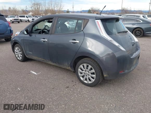 ✅ 2013 Nissan LEAF SL • VIN: 1N4AZ0CP5DC421340 • Lot: 43891363. Listed on IAAI with 144,416 mi. Free auction sales archive from the USA and detailed vehicle history report at DreamBid. Image 3.