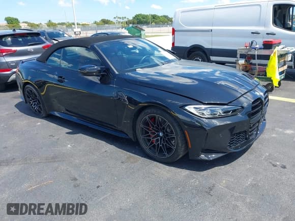✅ 2022 BMW M4 Competition xDrive • VIN: WBS33BA05NCJ57830 • Lot: 42274679. Listed on IAAI with 16,373 mi. Free auction sales archive from the USA and detailed vehicle history report at DreamBid. Image 1.