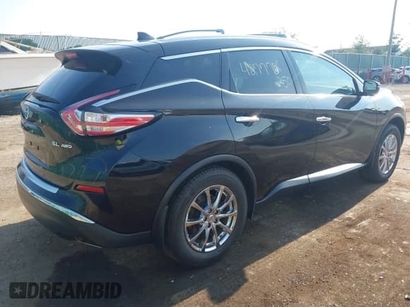 ✅ 2017 Nissan Murano SV • VIN: 5N1AZ2MH6HN138559 • Lot: 42777250. Wystawiony na IAAI z przebiegiem 48 259 mil. Bezpłatny archiwum sprzedaży aukcyjnych z USA i szczegółowy raport historii pojazdu na DreamBid. Zdjęcie 4.