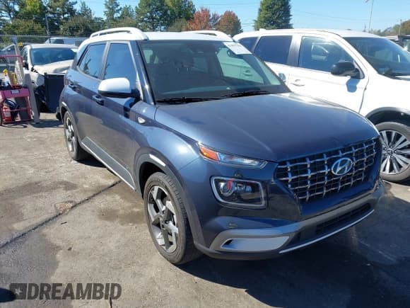 ✅ 2022 Hyundai Venue Limited • VIN: KMHRC8A32NU146854 • Lot: 43457704. Listed on IAAI with 29,285 mi. Free auction sales archive from the USA and detailed vehicle history report at DreamBid. Image 1.