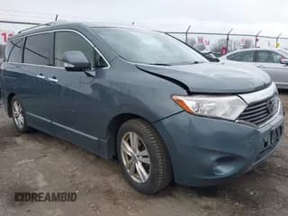 ✅ 2012 Nissan Quest SL • VIN: JN8AE2KP5C9047234 • Lot: 41876337. Listed on IAAI with 156,595 mi. Free auction sales archive from the USA and detailed vehicle history report at DreamBid. Image 1.