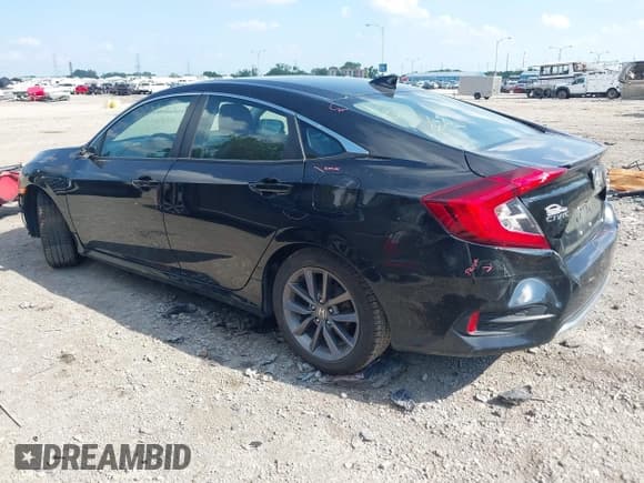 ✅ 2020 Honda Civic EX-L • VIN: 19XFC1F79LE017662 • Lot: 42957756. Listed on IAAI with 123,397 mi. Free auction sales archive from the USA and detailed vehicle history report at DreamBid. Image 3.