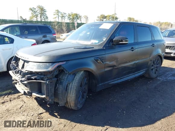 ✅ 2018 Land Rover Range Rover Sport • VIN: SALWR2RE0JA812073 • Lot: 41684364. Listed on IAAI with 76,626 mi. Free auction sales archive from the USA and detailed vehicle history report at DreamBid. Image 2.