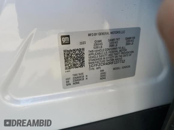 ✅ 2024 Cadillac XT4 FWD Premium Luxury • VIN: 1GYFZCR40RF137712 • Lot: 80136265. Listed on Copart with 21,413 mi. Free auction sales archive from the USA and detailed vehicle history report at DreamBid. Image 13.