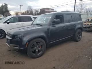 ✅ 2020 Land Rover Defender X • VIN: SALEXEEU3L2021601 • Lot: 86600934. Listed on Copart with 49,039 mi. Free auction sales archive from the USA and detailed vehicle history report at DreamBid. Image 1.