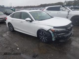 ✅ 2022 Honda Civic EX • VIN: JHMFE1F76NX000054 • Lot: 43568045. Listed on IAAI with 55,005 mi. Free auction sales archive from the USA and detailed vehicle history report at DreamBid. Image 1.