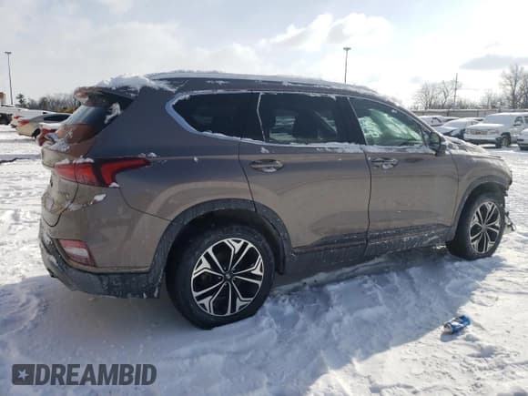 ✅ 2020 Hyundai Santa Fe Limited • VIN: 5NMS5CAAXLH272160 • Lot: 38887254. Wystawiony na Copart z przebiegiem Nie podano. Bezpłatny archiwum sprzedaży aukcyjnych z USA i szczegółowy raport historii pojazdu na DreamBid. Zdjęcie 3.
