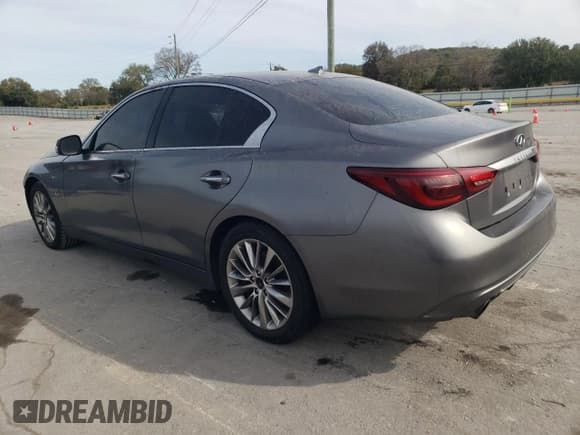 ✅ 2020 Infiniti Q50 Luxe • VIN: JN1EV7AP9LM205697 • Lot: 89798495. Wystawiony na Copart z przebiegiem 98 872 mil. Bezpłatny archiwum sprzedaży aukcyjnych z USA i szczegółowy raport historii pojazdu na DreamBid. Zdjęcie 2.