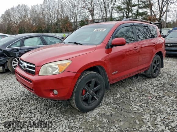 ✅ 2007 Toyota RAV4 Limited • VIN: JTMBD31V375071442 • Lot: 96203155. Listed on Copart with 163,200 mi. Free auction sales archive from the USA and detailed vehicle history report at DreamBid. Image 1.