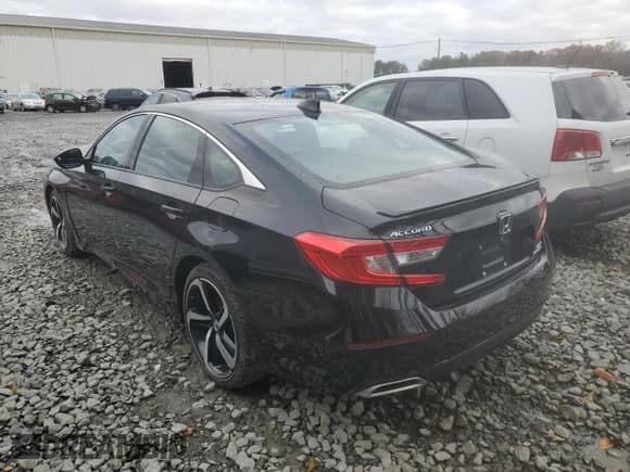 ✅ 2020 Honda Accord Sport • VIN: 1HGCV2E37LA004396 • Lot: 91053555. Listed on Copart with 47,462 mi. Free auction sales archive from the USA and detailed vehicle history report at DreamBid. Image 2.