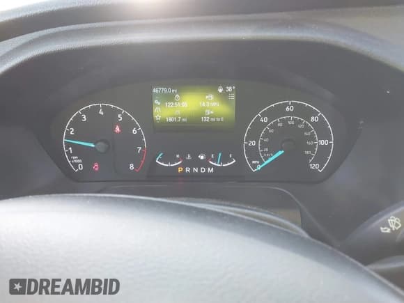 ✅ 2023 Ford Transit Cargo • VIN: 1FTBR1C8XPKB46362 • Lot: 41530807. Listed on IAAI with 46,779 mi. Free auction sales archive from the USA and detailed vehicle history report at DreamBid. Image 7.