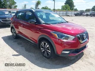 ✅ 2019 Nissan Kicks SV • VIN: 3N1CP5CU1KL538090 • Lot: 43258992. Listed on IAAI with 88,374 mi. Free auction sales archive from the USA and detailed vehicle history report at DreamBid. Image 1.