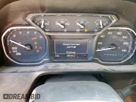 ✅ 2019 GMC Sierra 1500 SLT • VIN: 3GTP8DED6KG197538 • Лот: 67597675. Опубликован ранее на Copart с пробегом 108 140 миль. Бесплатный доступ к архиву аукционных продаж из США и подробный отчёт об истории автомобиля на DreamBid. Изображение 9.