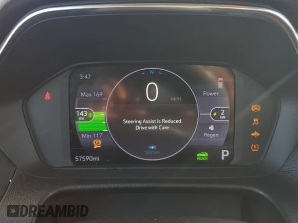 ✅ 2023 Chevrolet Bolt EV 1LT • VIN: 1G1FW6S00P4197532 • Lot: 90937185. Listed on Copart with 57,590 mi. Free auction sales archive from the USA and detailed vehicle history report at DreamBid. Image 9.