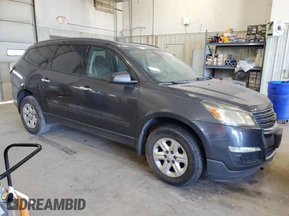 2013 Chevrolet Traverse LS with VIN 1GNKRFED5DJ260530, listed as a Copart auction lot 85185595 with 241,327 mi miles and Clean title. Bid and sale history available at DreamBid. Image 4.