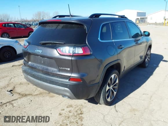 ✅ 2022 Jeep Cherokee Limited • VIN: 1C4PJMDX4ND502780 • Lot: 41371646. Listed on IAAI with 51,337 mi. Free auction sales archive from the USA and detailed vehicle history report at DreamBid. Image 4.