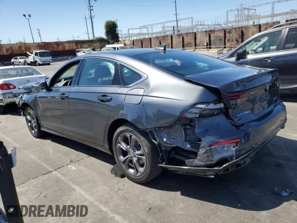 2024 Honda Accord EX-L с VIN 1HGCY2F66RA083407, выставлен на аукционе Copart как лот 71924225 с пробегом 22 494 миль миль и Списание • Salvage title. История ставок и продаж доступна на DreamBid. Изображение 2.