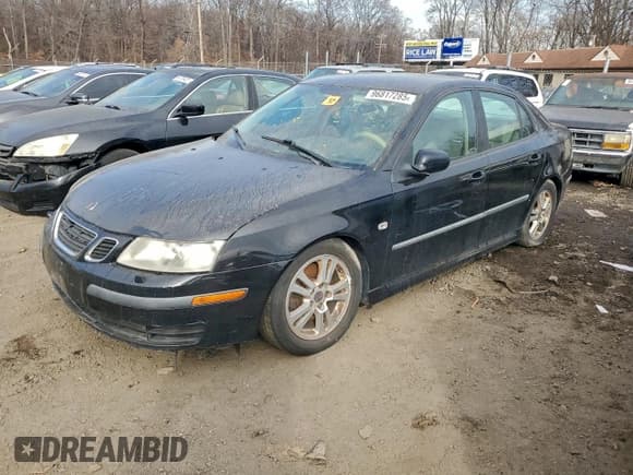 ✅ 2007 Saab 9-3 • VIN: YS3FD46Y871010596 • Lot: 96817285. Wystawiony na Copart z przebiegiem 214 947 mil. Bezpłatny archiwum sprzedaży aukcyjnych z USA i szczegółowy raport historii pojazdu na DreamBid. Zdjęcie 1.