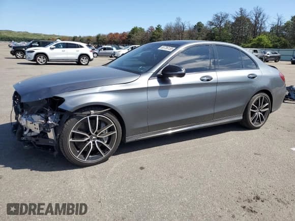 ✅ 2020 Mercedes-Benz C 43 AMG • VIN: 55SWF6EB5LU333787 • Lot: 65736155. Wystawiony na Copart z przebiegiem 34 019 mil. Bezpłatny archiwum sprzedaży aukcyjnych z USA i szczegółowy raport historii pojazdu na DreamBid. Zdjęcie 1.
