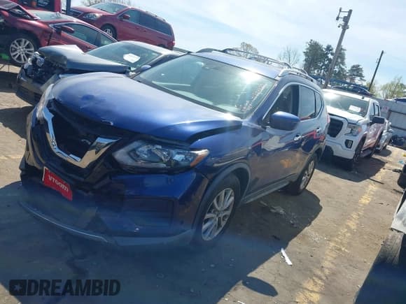 ✅ 2019 Nissan Rogue SV • VIN: KNMAT2MT0KP551258 • Лот: 41893887. Опубликован ранее на IAAI с пробегом 44 302 миль. Бесплатный доступ к архиву аукционных продаж из США и подробный отчёт об истории автомобиля на DreamBid. Изображение 2.