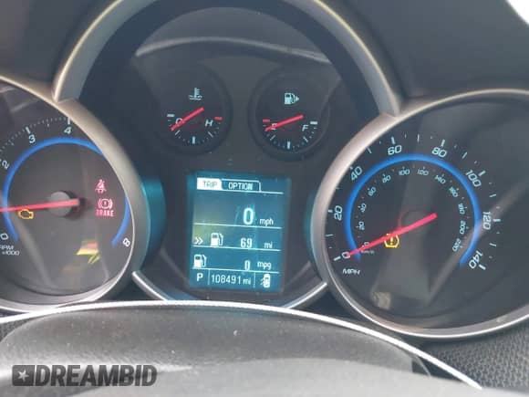 2016 Chevrolet Cruze LT with VIN 1G1PE5SB5G7179058, listed as a IAAI auction lot 43495726 with 108,491 mi miles and . Bid and sale history available at DreamBid. Image 16.