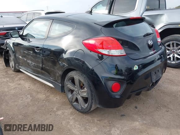 ✅ 2015 Hyundai Veloster Turbo • VIN: KMHTC6AE4FU238948 • Lot: 43525056. Listed on IAAI with 90,835 mi. Free auction sales archive from the USA and detailed vehicle history report at DreamBid. Image 3.