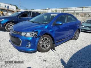 2020 Chevrolet Sonic LT with VIN 1G1JD5SB3L4111782, listed as a Copart auction lot 69443075 with 89,449 mi miles and Salvage title. Bid and sale history available at DreamBid. Image 1.