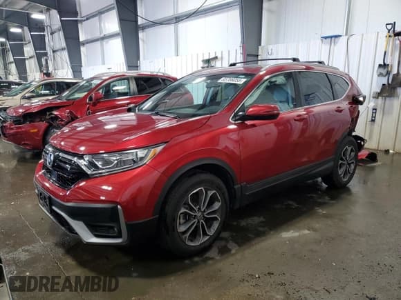 ✅ 2022 Honda CR-V EX • VIN: 7FARW2H52NE029191 • Лот: 85766055. Опубликован ранее на Copart с пробегом 41 151 миль. Бесплатный доступ к архиву аукционных продаж из США и подробный отчёт об истории автомобиля на DreamBid. Изображение 1.