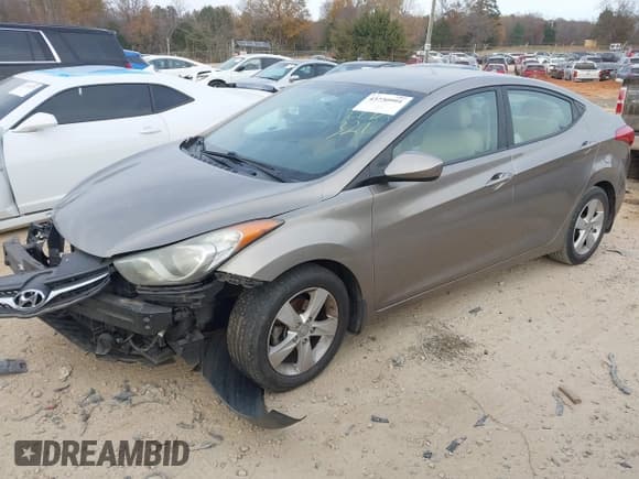 ✅ 2013 Hyundai Elantra GLS • VIN: 5NPDH4AE3DH282543 • Lot: 43730991. Listed on IAAI with 150,261 mi. Free auction sales archive from the USA and detailed vehicle history report at DreamBid. Image 2.