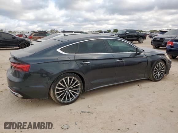 ✅ 2020 Audi A5 Sportback Premium Plus • VIN: WAUCNCF50LA016326 • Lot: 81745115. Listed on Copart with 50,885 mi. Free auction sales archive from the USA and detailed vehicle history report at DreamBid. Image 3.