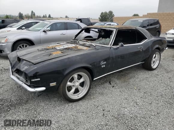 ✅ 1968 Chevrolet Camaro • VIN: 124378L311566 • Lot: 50680695. Listed on Copart with Not provided. Free auction sales archive from the USA and detailed vehicle history report at DreamBid. Image 1.