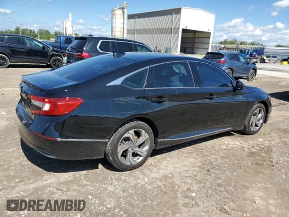2018 Honda Accord EX-L z VIN 1HGCV1F5XJA158219, wystawiony jako Copart lot #81394625 z przebiegiem 108 177 mil mil oraz Szkoda całkowita • Salvage title. Historia ofert i sprzedaży dostępna na DreamBid. Obrazek 3.