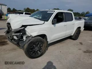 ✅ 2023 Nissan Frontier Pro-X • VIN: 1N6ED1EJ0PN607981 • Lot: 80810075. Listed on Copart with 51,194 mi. Free auction sales archive from the USA and detailed vehicle history report at DreamBid. Image 1.