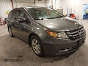 ✅ 2014 Honda Odyssey EX-L • VIN: 5FNRL5H60EB034923 • Lot: 43637432. Wystawiony na IAAI z przebiegiem 148 620 mil. Bezpłatny archiwum sprzedaży aukcyjnych z USA i szczegółowy raport historii pojazdu na DreamBid. Zdjęcie 1.