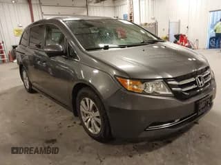 ✅ 2014 Honda Odyssey EX-L • VIN: 5FNRL5H60EB034923 • Lot: 43637432. Listed on IAAI with 148,620 mi. Free auction sales archive from the USA and detailed vehicle history report at DreamBid. Image 1.