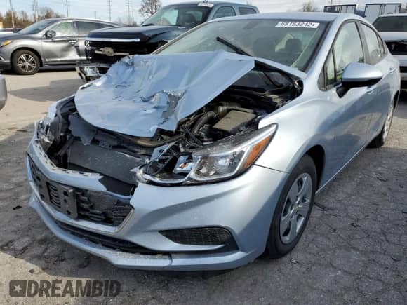 ✅ 2018 Chevrolet Cruze LS • VIN: 1G1BC5SM3J7203480 • Лот: 68163242. Размещён на Copart с пробегом Не указан миль. Получите бесплатный доступ к архиву аукционных продаж из США и посмотрите подробный отчёт об истории автомобиля на DreamBid. Изображение 1.