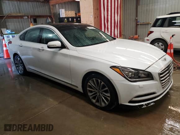 2015 Hyundai Genesis 3.8L z VIN KMHGN4JE6FU053834, wystawiony jako Copart lot #74796124 z przebiegiem 61 709 mil mil oraz Szkoda całkowita • Salvage title. Historia ofert i sprzedaży dostępna na DreamBid. Obrazek 4.