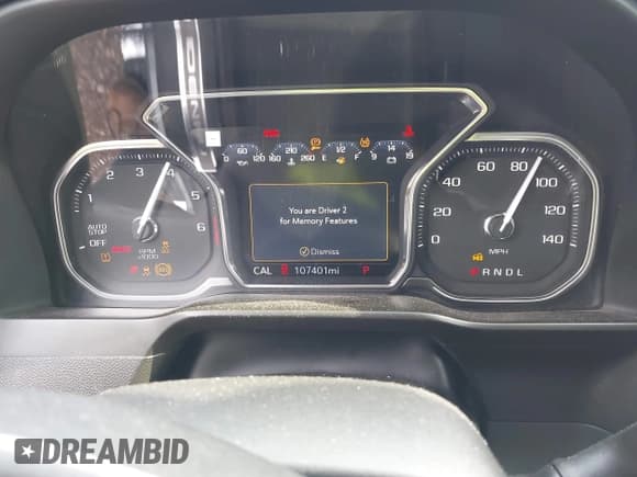 ✅ 2021 GMC Sierra 1500 Denali • VIN: 3GTP8FED4MG219499 • Lot: 42766910. Listed on IAAI with 107,401 mi. Free auction sales archive from the USA and detailed vehicle history report at DreamBid. Image 7.